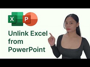 How to Unlink Excel and PPT