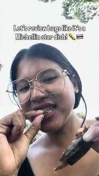 Review bug snacks in Thailand 🇹🇭