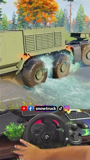 Truck vs Speed Bumps With Extreme Broken Road Snowrunner Gameplay Ep43 #snowrunner #truck #mud