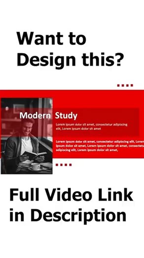 NextOriginDesign on Instagram: "How to Design a Modern Study Page in PowerPoint | First Page Tutorial 🎓✨ Learn how to create a modern and professional study page in PowerPoint! This quick tutorial shows you how to design a clean first-page layout using shapes with reduced opacity and background images for a sleek, creative look—perfect for school projects, academic work, or professional presentations. Watch Here: https://youtu.be/8lz7GeVqTzA #PowerPointDesign #PowerPointTutorial #PresentationTi