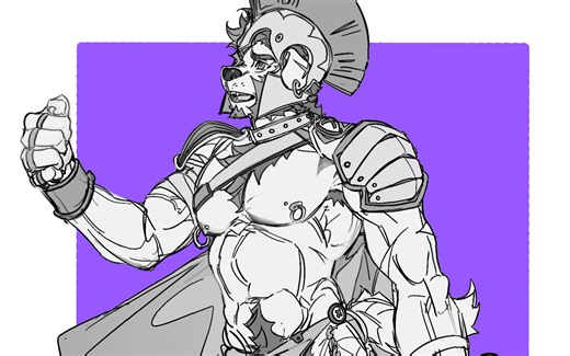 【furry绘制】战士绘制过程