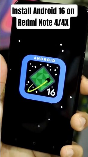Install Android 16 Custom ROMs on Redmi Note 4/4X! #android16 #customrom #redminote4 #tutorial