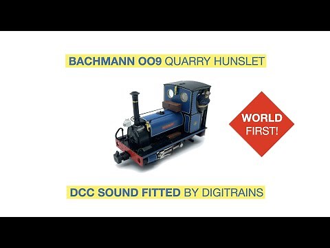 Bachmann OO9 Quarry Hunslet DCC Sound Fitted By Digitrains!