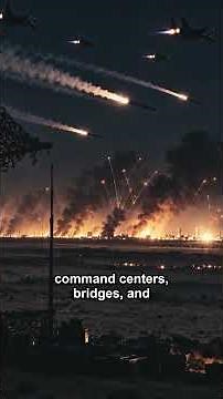 What happened when operation desert storm hit the ground? #history #desertstorm