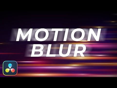 How to add Motion Blur in Davinci Resolve