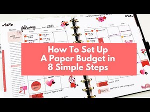 How To Set Up A Paper Budget In 8 Simple Steps