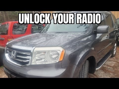 Honda Radio Code . Locked Radio . 2013 Honda Pilot