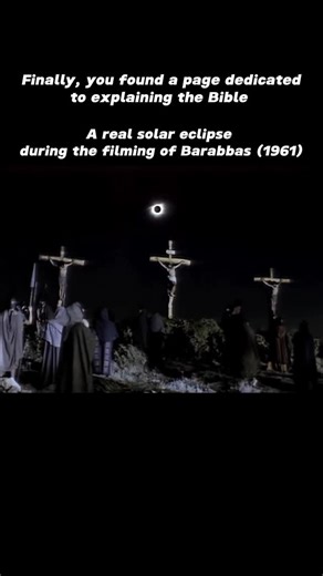 Explaining The Bible on Instagram: "In the 1961 epic film Barabbas (directed by Richard Fleischer, starring Anthony Quinn as Barabbas), the crucifixion scene is one of the most powerful and visually striking sequences in the movie. It is not the crucifixion of Jesus (which happens off-screen), but rather the crucifixion of Barabbas himself at the very end of the film, after a lifetime of searching for meaning following his release in place of Christ. Follow @explainingthebible for daily Christia