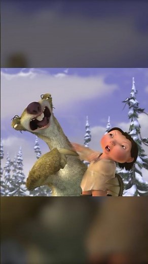 Sid and Kid Poke Fight Meme | Ice Age Meme