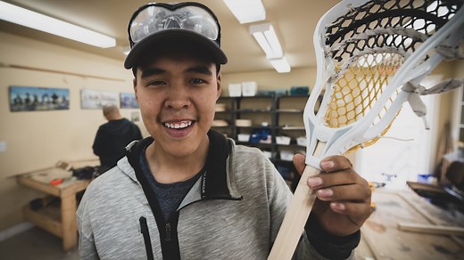 The Grizzlies lacrosse program in Kugluktuk, Nunavut