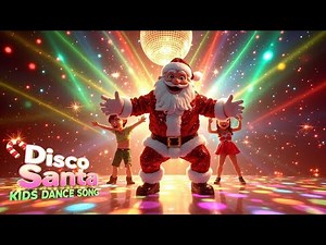 DISCO SANTA 🎅💥 The Ultimate Christmas Dance Song for Kids | Fun Holiday Music Video