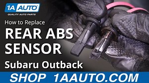How to Replace Rear ABS Sensor 2010-14 Subaru Outback