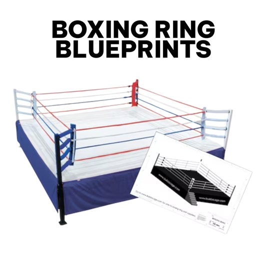 Boxing Ring Blueprints: Full Size Build Plans (PDF Download) - Etsy
