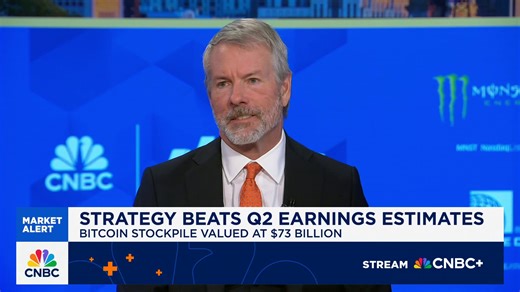 Watch CNBC's full interview with Strategy executive chairman Michael Saylor