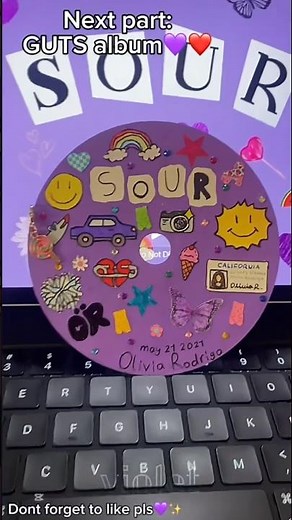 SOUR CD | Olivia Rodrigo Craft ~part 1~