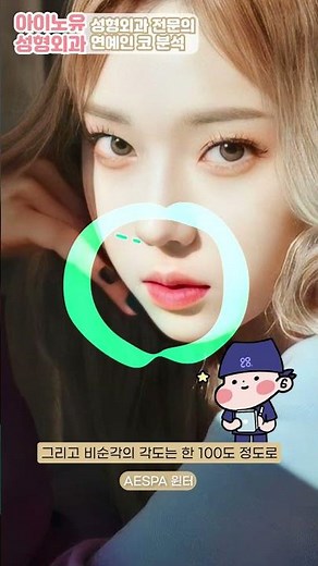 성형외과 전문의가 분석한 #에스파 #윈터 #코 얼굴분석 영상!