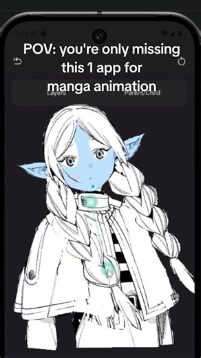 how to do frieren manga animation #frieren #manga #edit #tutorial #mangacut
