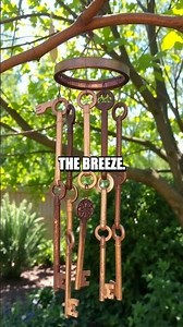 Crafting a Wind Chime from Recycled Keys