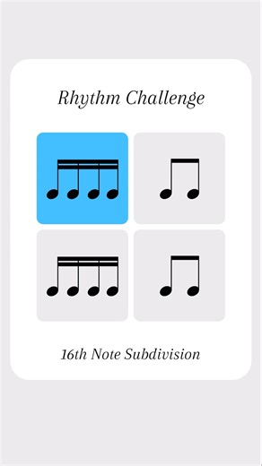 Rhythm Challenge – Eighth & Sixteenth Note Combos