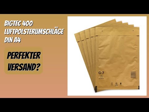 BEWERTUNG (2025): BIGtec 400 Luftpolsterumschläge DIN A4. Infos