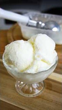 材料2つ！牛乳アイス作り方！#food