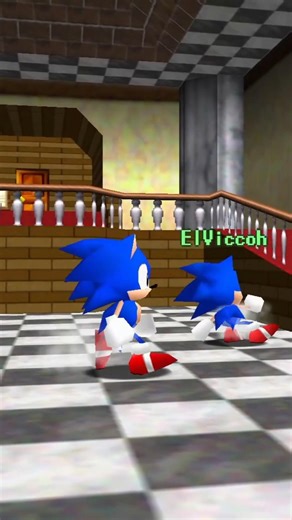 2 SONIC EN MARIO 64 #supermario64 #mario #gaming #sonic #games