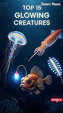 Top 15 Glowing Sea Creatures You Must See ✨🌊
