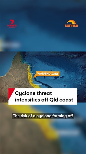 The Bureau of Meteorology says there is a 45 per cent chance a tropical low off the coast of Queensland will become a cyclone by the weekend, with a possible landfall north of Townsville. #cyclone #queensland #qld #tropicalstorm #storm | 7NEWS Gold Coast
