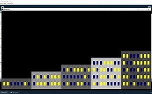 Processing键盘交互-按键生成建筑