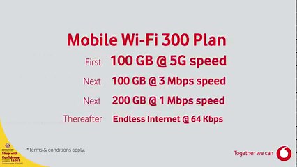 Stay connected for less. Sign up online and save 15% on select Mobile Wi-Fi Plans for 6 months. Offer valid till 22 June 2023. #VodafoneQatar www.vf.qa/mwifiplans ابقَ على اتصال دائم وبتكلفة أقل. اشترك عبر الإنترنت ووفّر 15٪ على باقات Mobile Wi-Fi مختارة لمدة 6 أشهر. يسري العرض حتى 22 يونيو 2023. #فودافون_قطر www.vf.qa/mwifiplansar | Vodafone Qatar