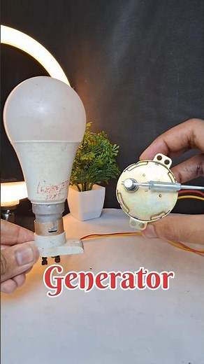 DIY Generator from Synchronous Motor | Free Electricity Experiment