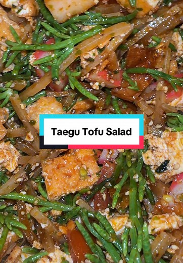 Delicious Taegu Tofu Salad Recipe