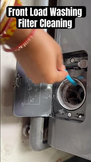 Lg Front Load washing Machine Filter Cleaning #washingmachine