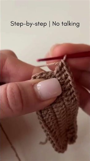 Crochet baby bootie sole 🧶 | Easy & no talking