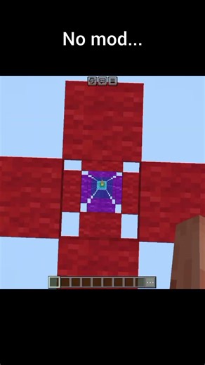 No mod...💫 #minecraft😱
