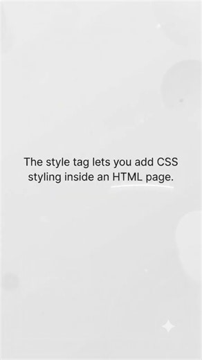 HTML Day 18 🚀 What is Style Tag? | Learn HTML in 10 Seconds 💻