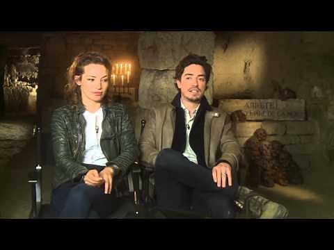 As Above So Below: Perdita Weeks & Ben Feldman Official Movie Interview | ScreenSlam