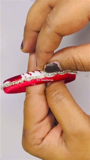 Quick Silk Bangles for Summer ✨🔥 #diy #silkthreadbangle #handmade #craft