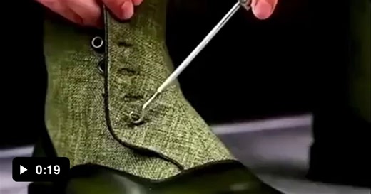 Buttoning up your boots - Video