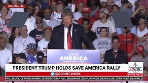 President Trump gives a HYUGE shoutout to Mike Lindell at AL #TrumpRally! Support Mike➡️Save bigly➡️ Go to MyPillow.com PROMO code: RSBN | Right Side Broadcasting