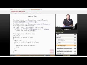 AP Computer Science - Iteration Algorithms