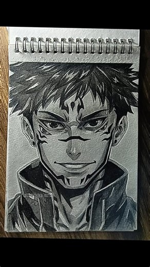 Wait for the Final Sukuna Drawing Transformation 😈🔥 #sukunadrawing #animeart #art #shorts