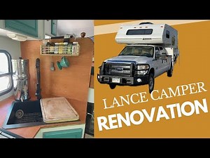 Update: Old LANCE TRUCK CAMPER RENOVATION | COZY | Goodbye 90's