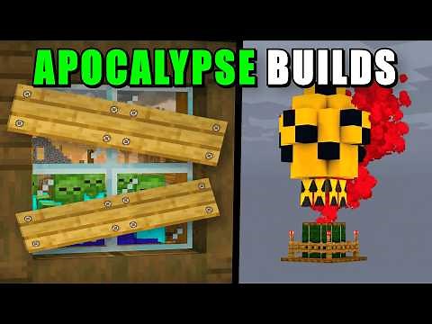 15+ APOCALYPSE Build Hacks In Minecraft!