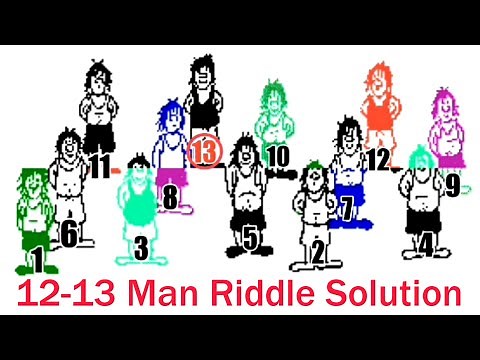 Extra Man Puzzle -This is How it Works/12-13 Man Riddle Solution
