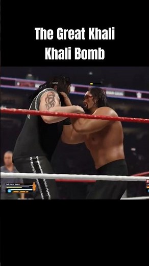 THE GREAT KHALI HITS KHALI BOMB ON ABYSS – WWE 2K25 DLC