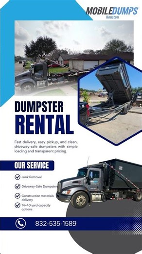 Easy Dumpster Rental in Houston