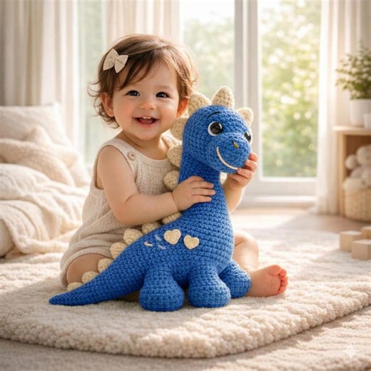 Crochet Dinosaur Pattern PDF | Amigurumi Dino Plush Tutorial | Beginner Easy | Instant Digital Download - Etsy UK