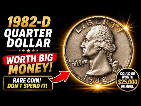 The Hidden Secret of the 1982-D Quarter! Could This Coin Be Worth Big Money?