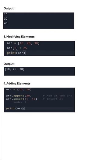 arrays in python